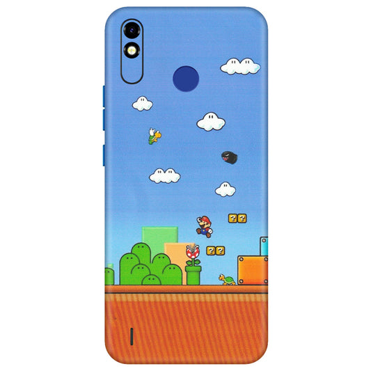 Tecno Phone Skins (All Models) - Mario Game Scene - Matte Finish (M-24) Tecno Spark Go Plus