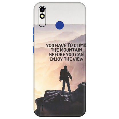 Tecno Phone Skins (All Models) - Motivational Hiking Mountain - Matte Finish (M-28) Tecno Spark Go Plus
