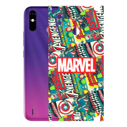 Tecno Phone Skins (All Models) - Marvel Comic Lover - Matte Finish (M-30) Tecno Spark Go Plus