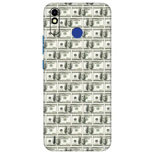 Tecno Phone Skins (All Models) - I Love Dollars - Matte Finish (M-40) Tecno Spark Go Plus