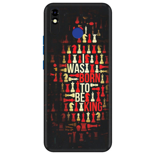 Tecno Phone Skins (All Models) - Born To Be King - Matte Finish (M-73) Tecno Spark Go Plus