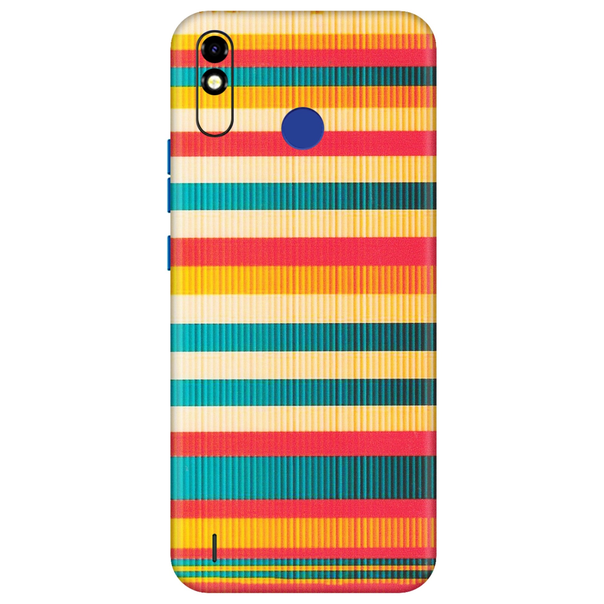 Tecno Phone Skins (All Models) - Colourful Stripes Soothing Effect - Matte Finish (M-86) Tecno Spark Go Plus