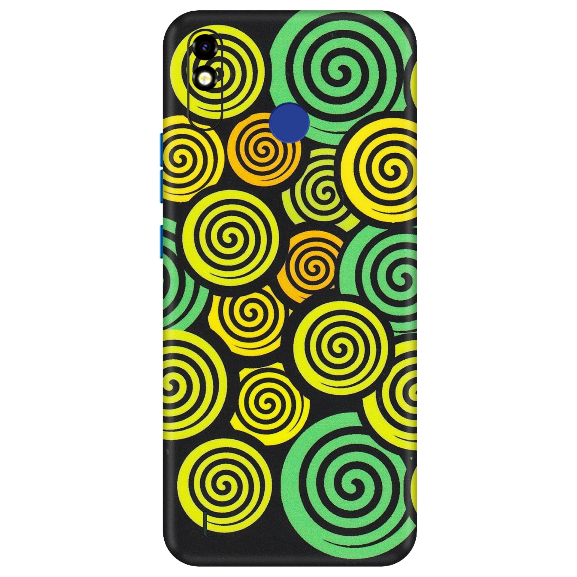 Tecno Phone Skins (All Models) - Crazy Spiral - Matte Finish (M-91) Tecno Spark Go Plus