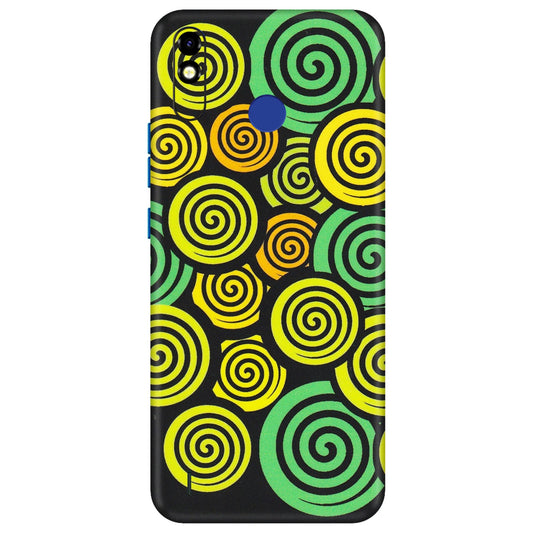 Tecno Phone Skins (All Models) - Crazy Spiral - Matte Finish (M-91) Tecno Spark Go Plus
