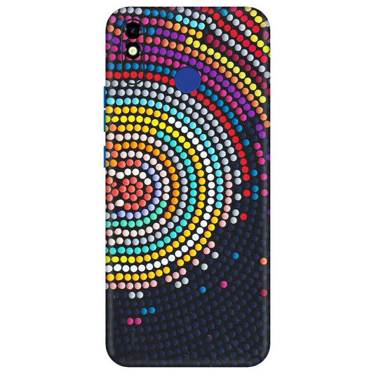 Tecno Phone Skins (All Models) - Rainbow Dot Mandala - Matte Finish (M-97) Tecno Spark Go Plus