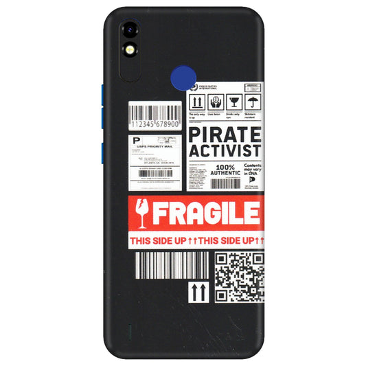 Tecno Phone Skins (All Models) - Handle With Care - Matte Finish (M-99) Tecno Spark Go Plus