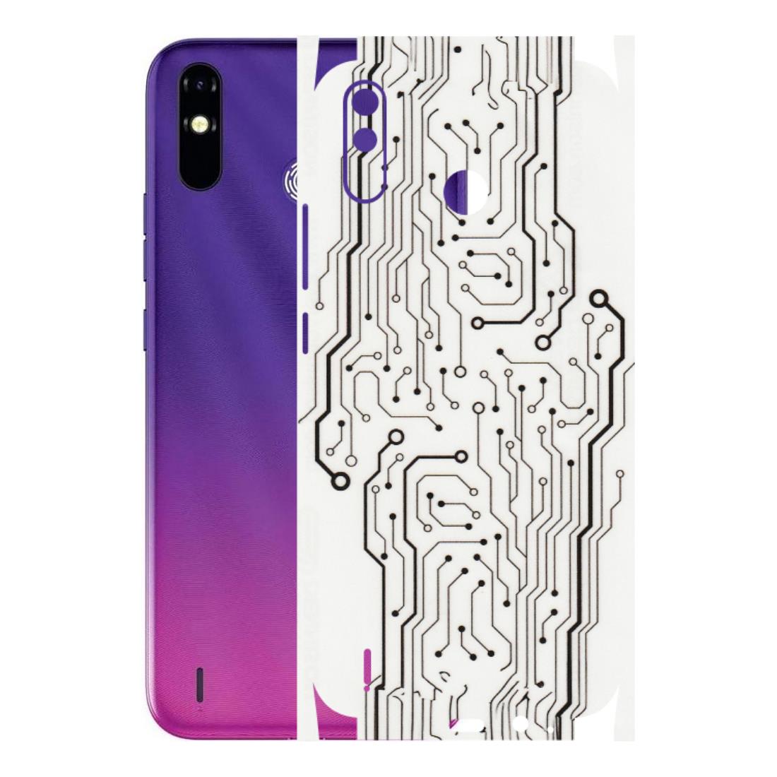 Tecno Phone Skins (All Models) - Tech Circuits - Transparent Finish (T-03) Tecno Spark Go Plus