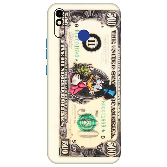 Tecno Phone Skins (All Models) - Five Hundred Dollar Duck - Transparent Finish (T-15) Tecno Spark Go Plus