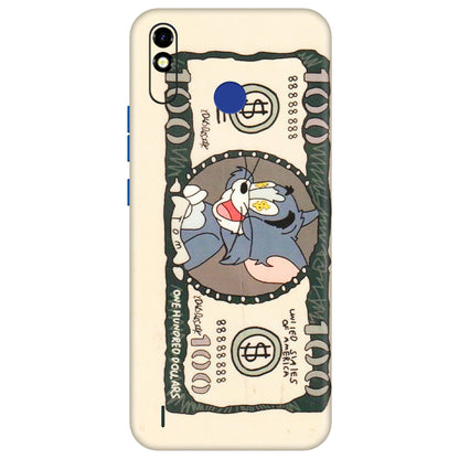 Tecno Phone Skins (All Models) - One Hundred Dollar Tom - Transparent Finish (T-16) Tecno Spark Go Plus
