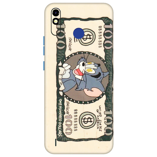 Tecno Phone Skins (All Models) - One Hundred Dollar Tom - Transparent Finish (T-16) Tecno Spark Go Plus