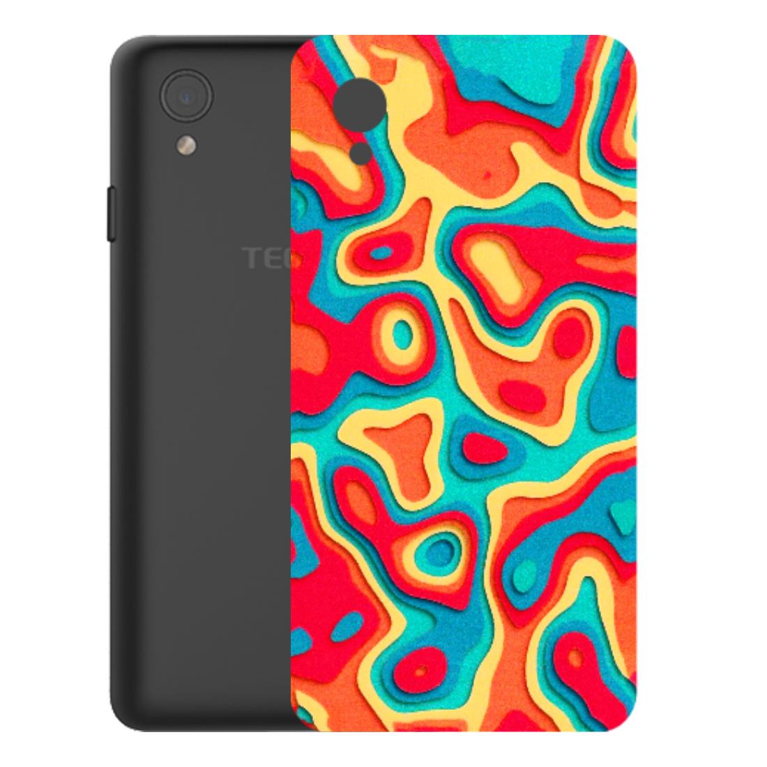 Tecno Phone Skins (All Models) - Abstract Swirl - 3D Embossed Finish (L-150) Tecno Y2