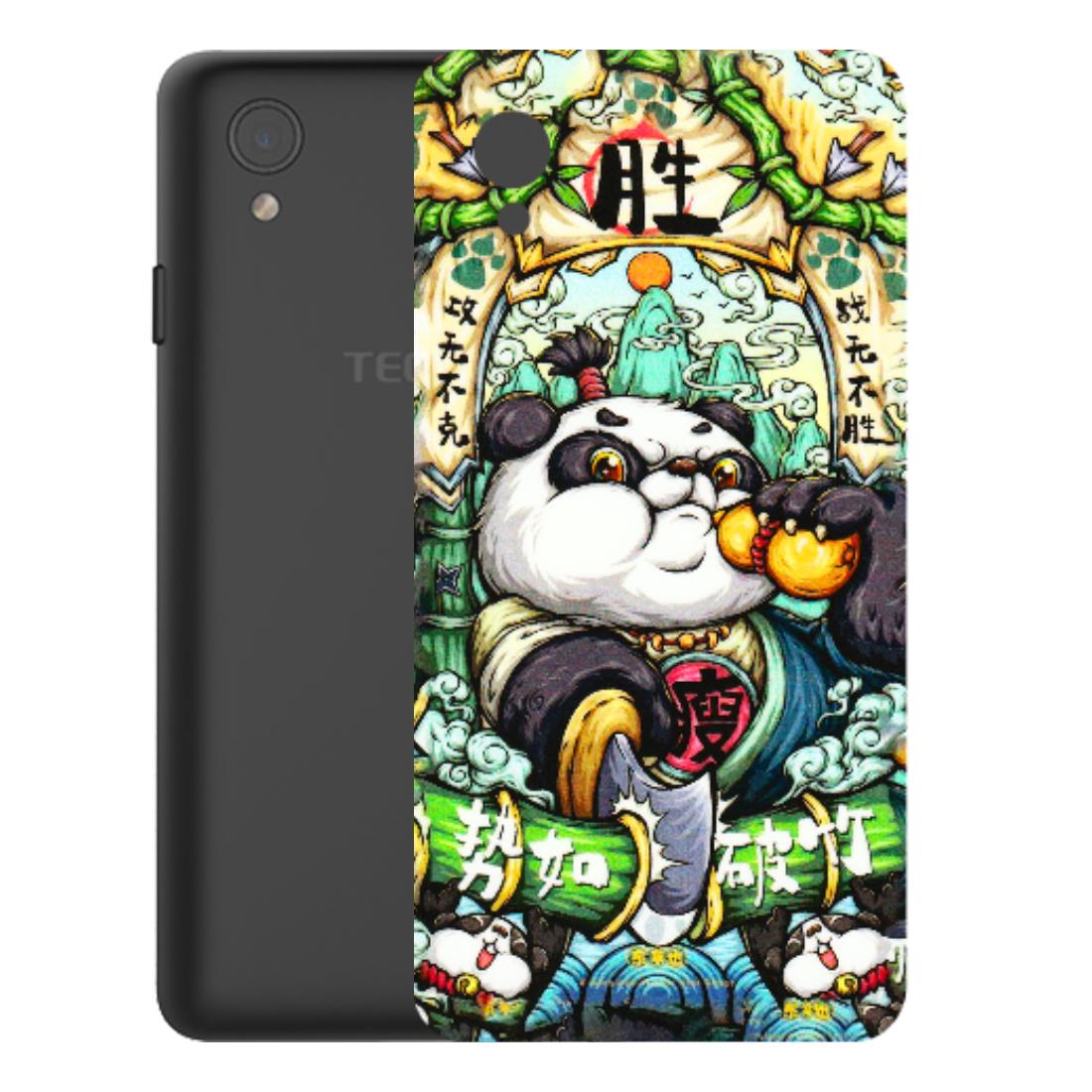 Tecno Phone Skins (All Models) - Royal Rich Panda - 3D Embossed Finish (L-170) Tecno Y2