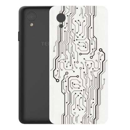 Tecno Phone Skins (All Models) - Tech Circuits - Transparent Finish (T-03) Tecno Y2