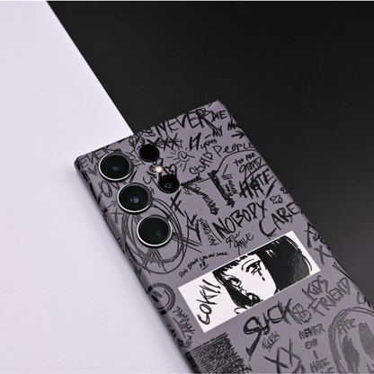 Never Have Love Anime 3D Embossed Phone Skin