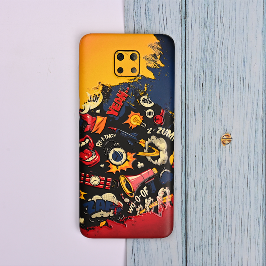 Pacific Doodle Art 3D Embossed Phone Skin