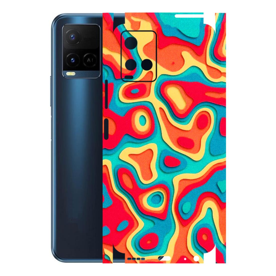 VIVO Y Series Phone Skins (All Models) - Abstract Swirl - 3D Embossed Finish (L-150) Vivo Y21 2021