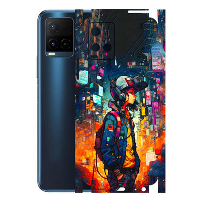 VIVO Y Series Phone Skins (All Models) - Street Anime Guy - 3D Embossed Finish (L-158) Vivo Y21 2021
