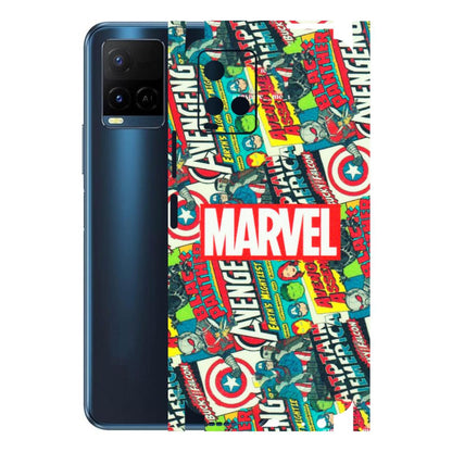 VIVO Y Series Phone Skins (All Models) - Marvel Comic Lover - Matte Finish (M-30) Vivo Y21 2021