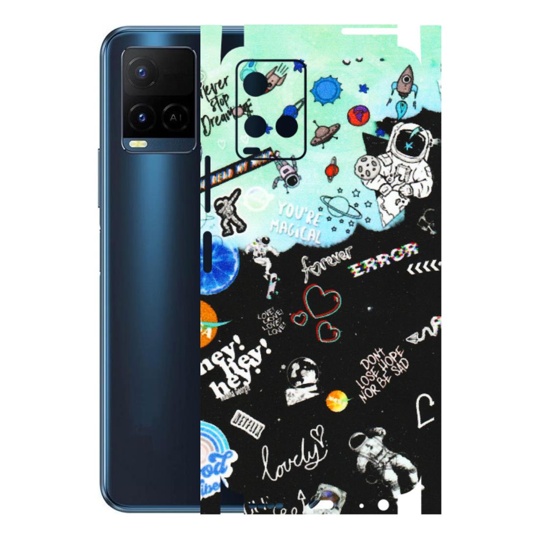 VIVO Y Series Phone Skins (All Models) - Living In A Space Dream - Matte Finish (M-46) Vivo Y21 2021