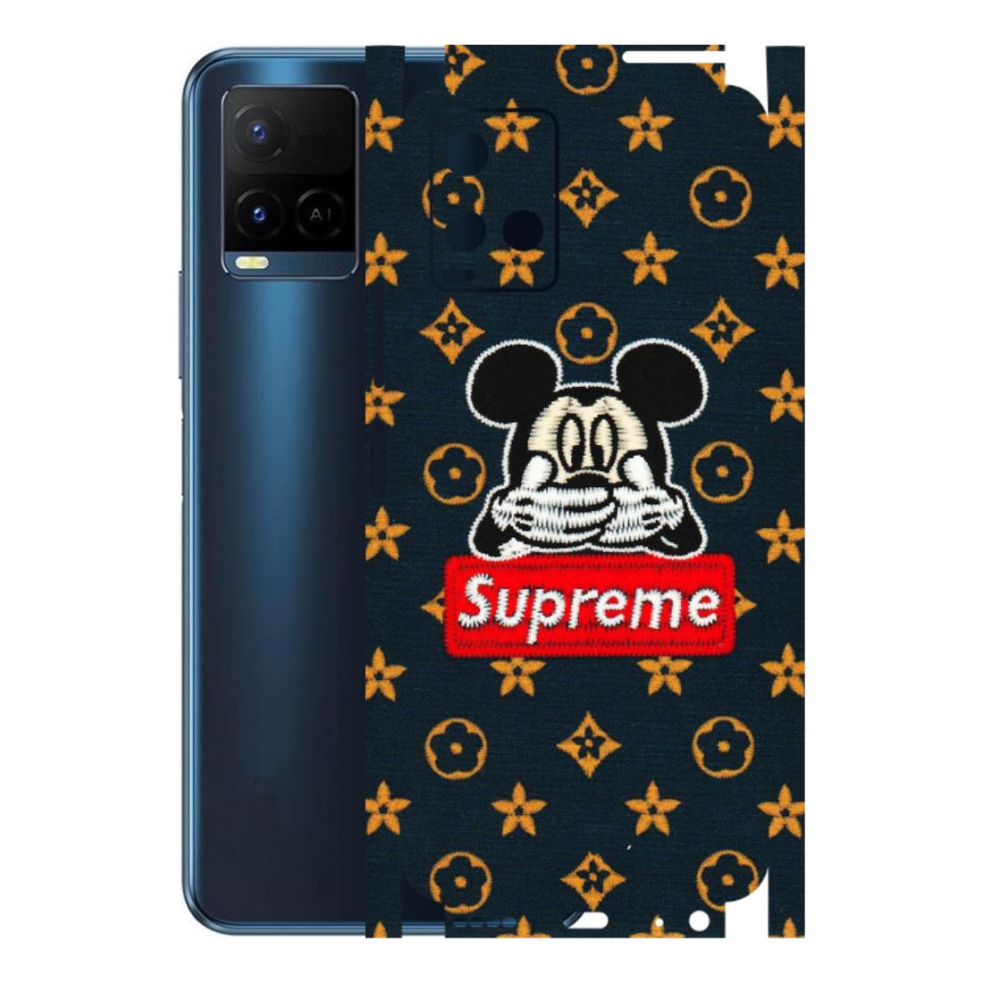 VIVO Y Series Phone Skins (All Models) - Mickey Supreme - Matte Finish (M-83) Vivo Y21 2021
