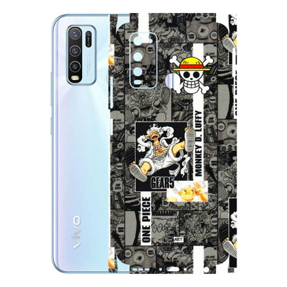 VIVO Y Series Phone Skins (All Models) - Cuffy Anime MonkeyCamic - 3D Embossed Finish (L-242) Vivo 50