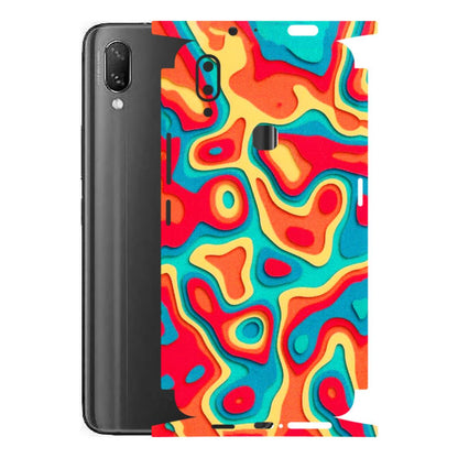 VIVO Z/V/X/T/U/S Series Phone Skins (All Models) - Abstract Swirl - 3D Embossed Finish (L-150) Vivo Nex A