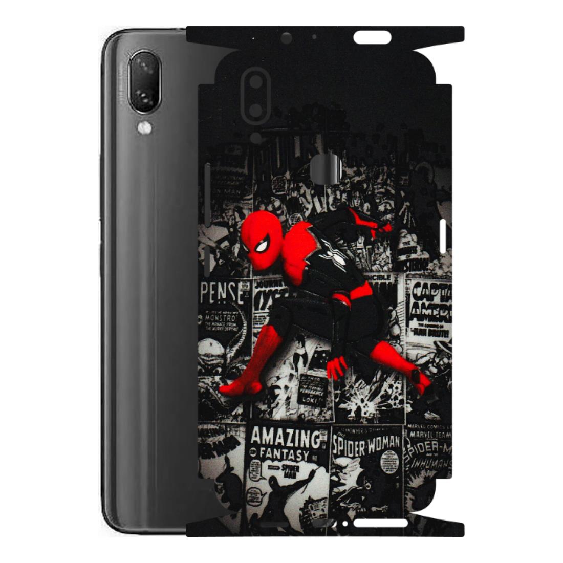 VIVO Z/V/X/T/U/S Series Phone Skins (All Models) - SpiderMan New - 3D Embossed Finish (L-162) Vivo Nex A