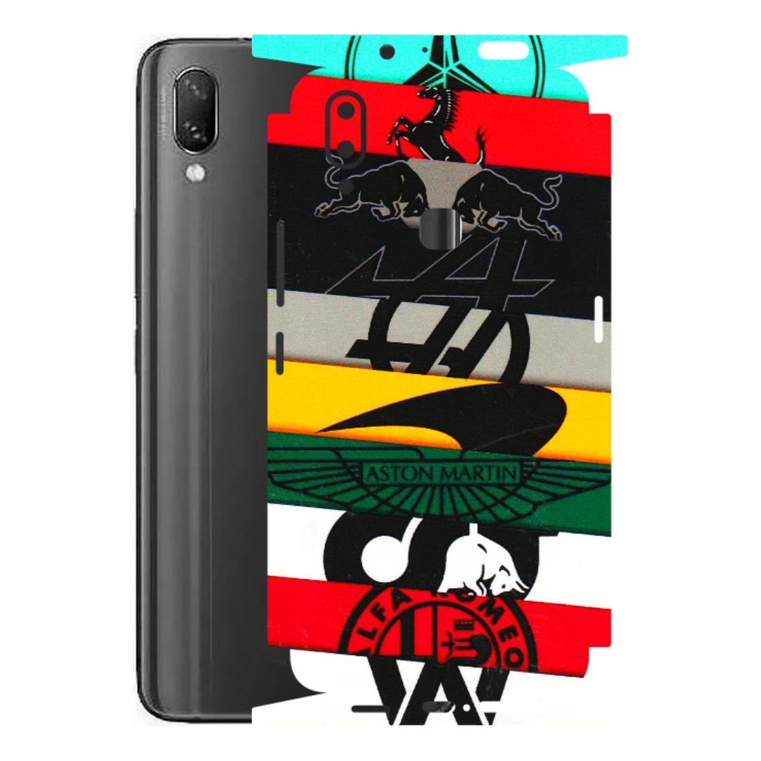 VIVO Z/V/X/T/U/S Series Phone Skins (All Models) - Multi Designer Brands - 3D Embossed Finish (L-187) Vivo Nex A
