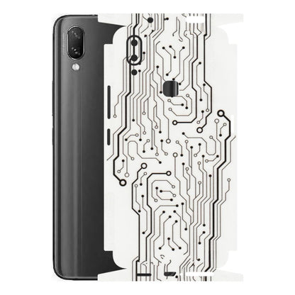 VIVO Z/V/X/T/U/S Series Phone Skins (All Models) - Tech Circuits - Transparent Finish (T-03) Vivo Nex A