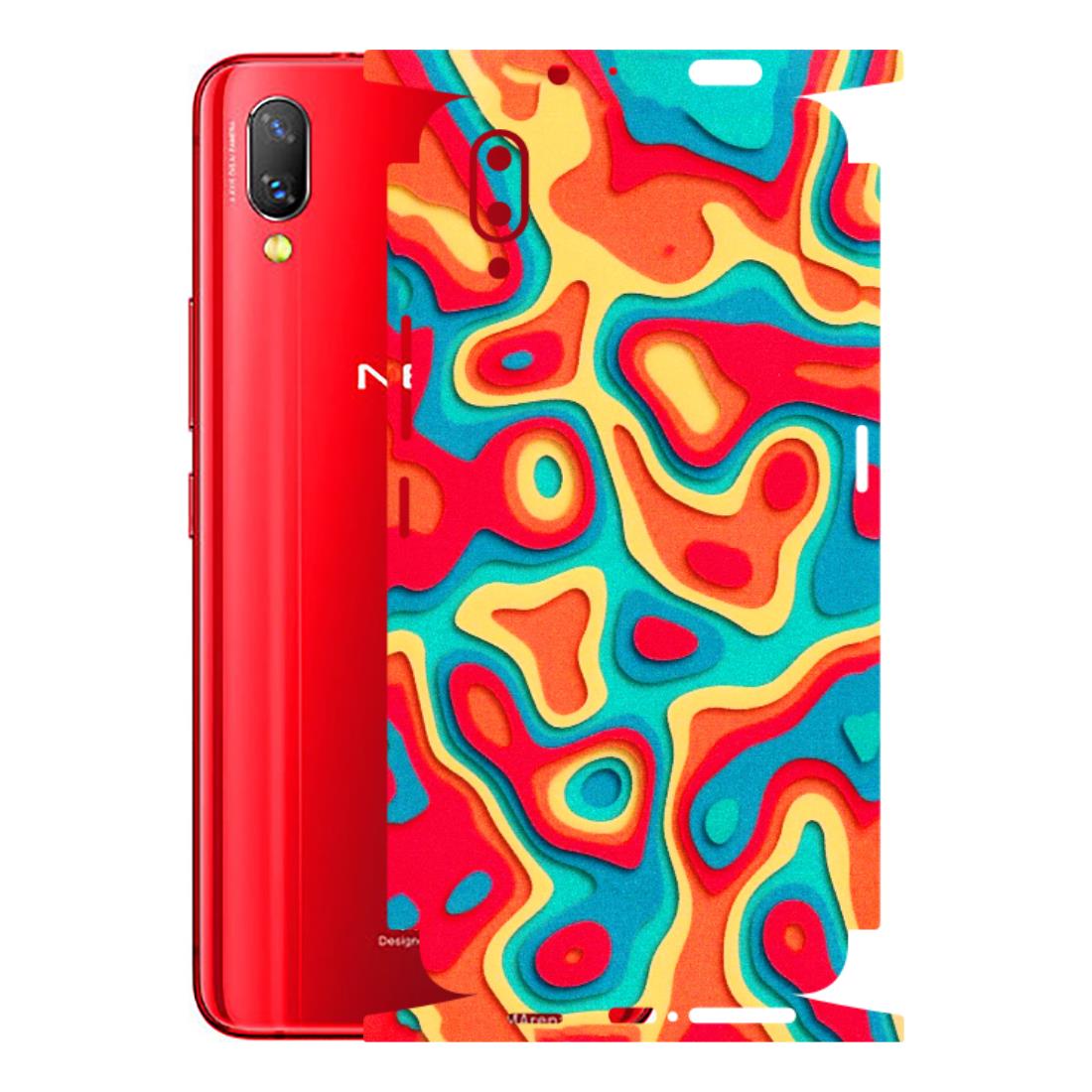 VIVO Z/V/X/T/U/S Series Phone Skins (All Models) - Abstract Swirl - 3D Embossed Finish (L-150) Vivo Nex S