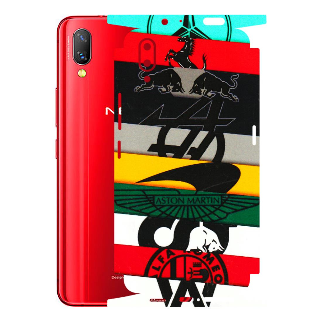 VIVO Z/V/X/T/U/S Series Phone Skins (All Models) - Multi Designer Brands - 3D Embossed Finish (L-187) Vivo Nex S