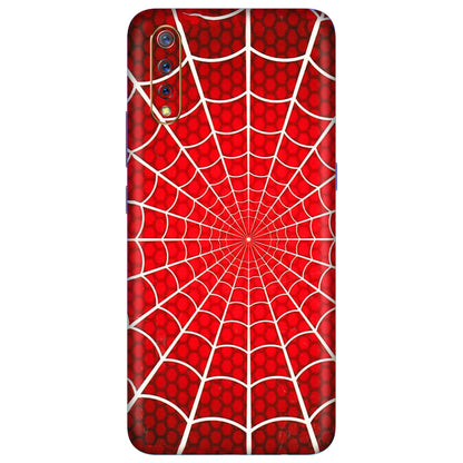 VIVO Z/V/X/T/U/S Series Phone Skins (All Models) - Classic Spidey Web - 3D Embossed Finish (L-115) Vivo S1