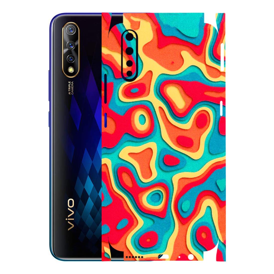 VIVO Z/V/X/T/U/S Series Phone Skins (All Models) - Abstract Swirl - 3D Embossed Finish (L-150) Vivo S1