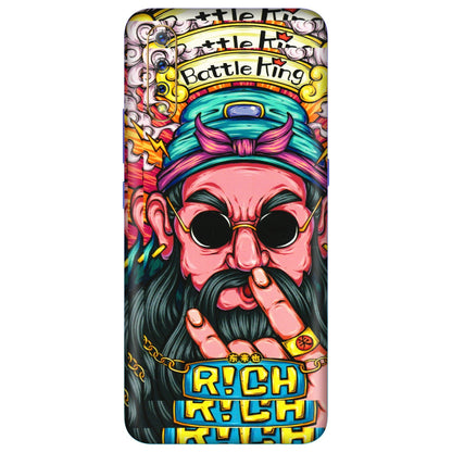 VIVO Z/V/X/T/U/S Series Phone Skins (All Models) - Battle King Dude Face - 3D Embossed Finish (L-178) Vivo S1