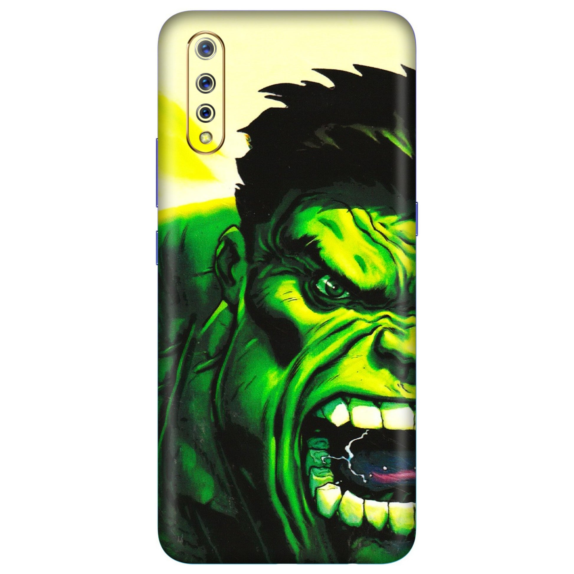 VIVO Z/V/X/T/U/S Series Phone Skins (All Models) - Hulk - 3D Embossed Finish (L-180) Vivo S1