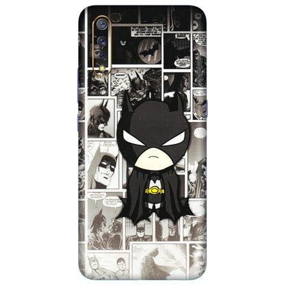 VIVO Z/V/X/T/U/S Series Phone Skins (All Models) - Toon Batman - 3D Embossed Finish (L-182) Vivo S1