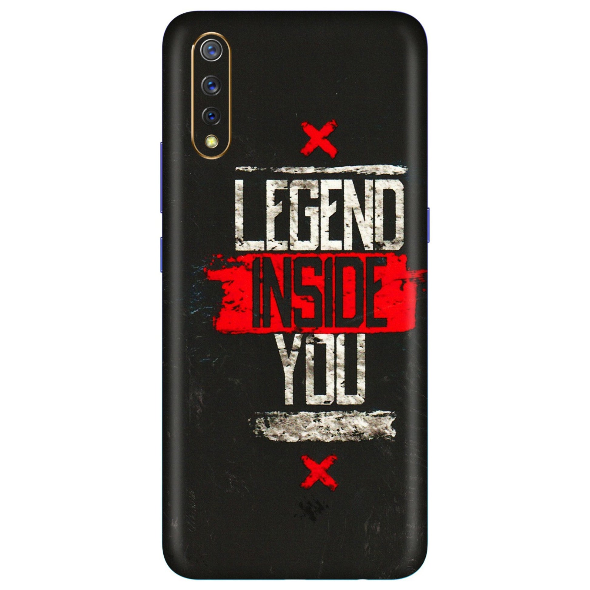 VIVO Z/V/X/T/U/S Series Phone Skins (All Models) - Legend Inside You - 3D Embossed Finish (L-186) Vivo S1