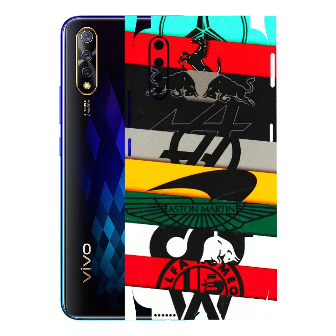 VIVO Z/V/X/T/U/S Series Phone Skins (All Models) - Multi Designer Brands - 3D Embossed Finish (L-187) Vivo S1