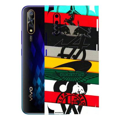 VIVO Z/V/X/T/U/S Series Phone Skins (All Models) - Multi Designer Brands - 3D Embossed Finish (L-187) Vivo S1