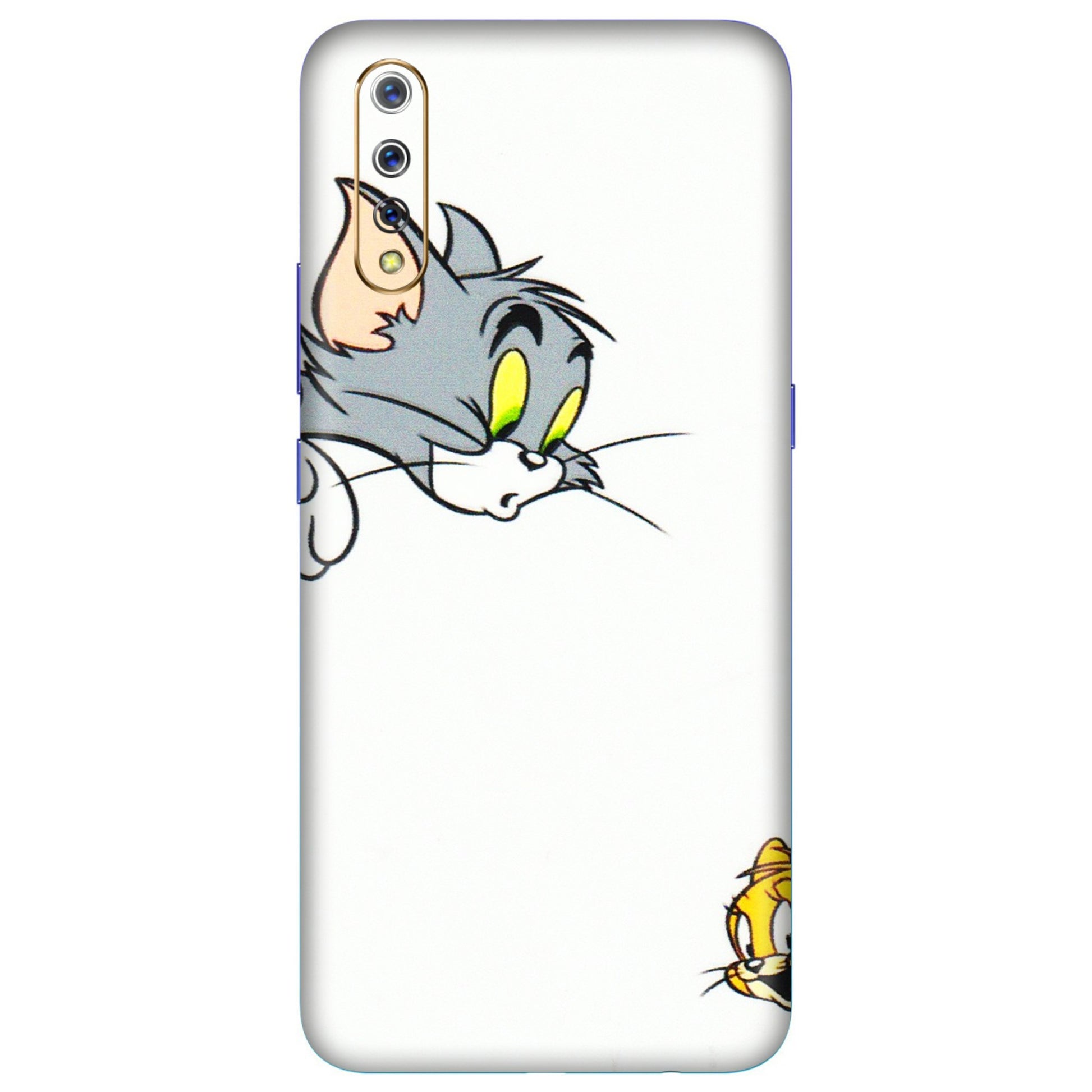 VIVO Z/V/X/T/U/S Series Phone Skins (All Models) - Cute Tom And Jerry - 3D Embossed Finish (L-220) Vivo S1