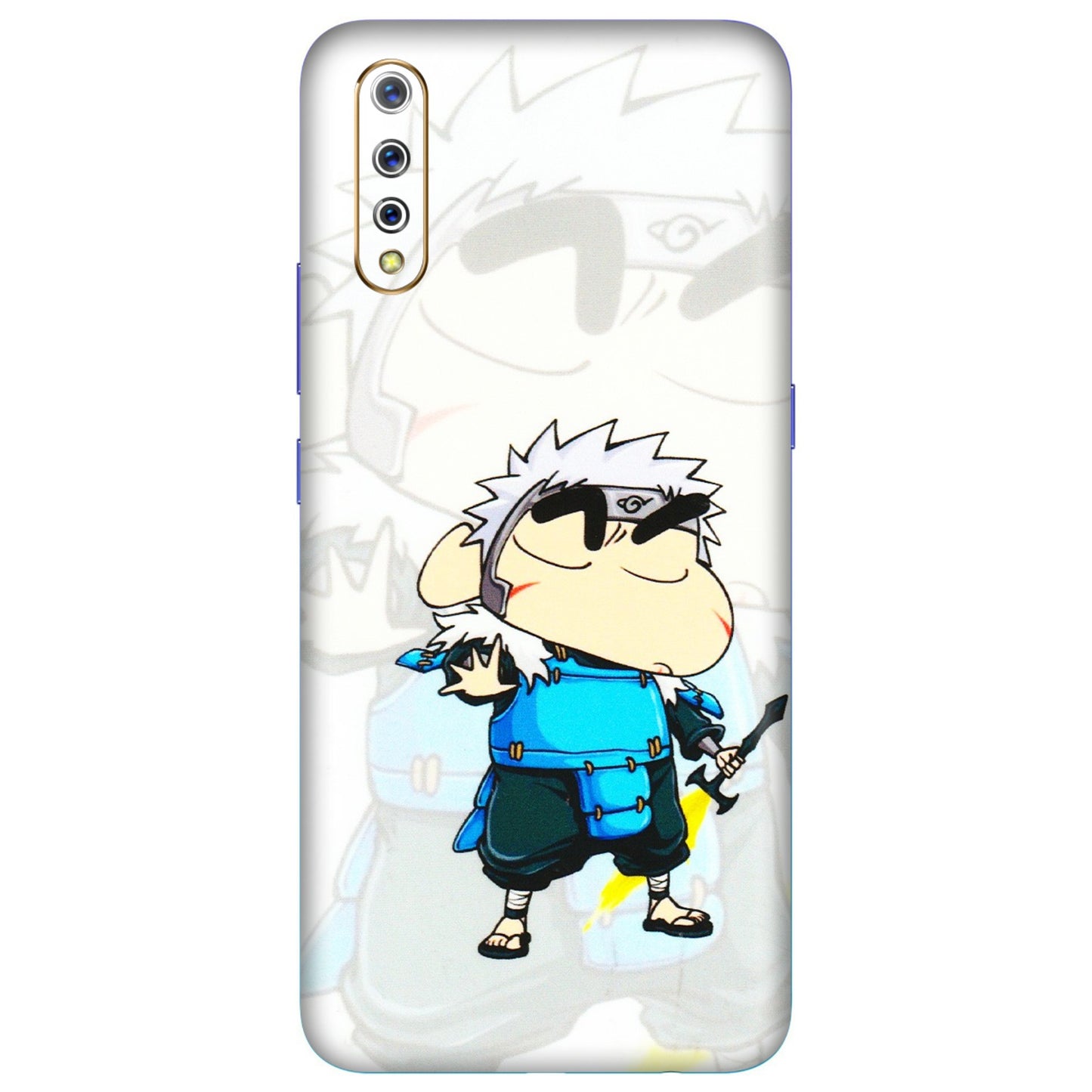 VIVO Z/V/X/T/U/S Series Phone Skins (All Models) - Angry Young Shinchan - 3D Embossed Finish (L-226) Vivo S1