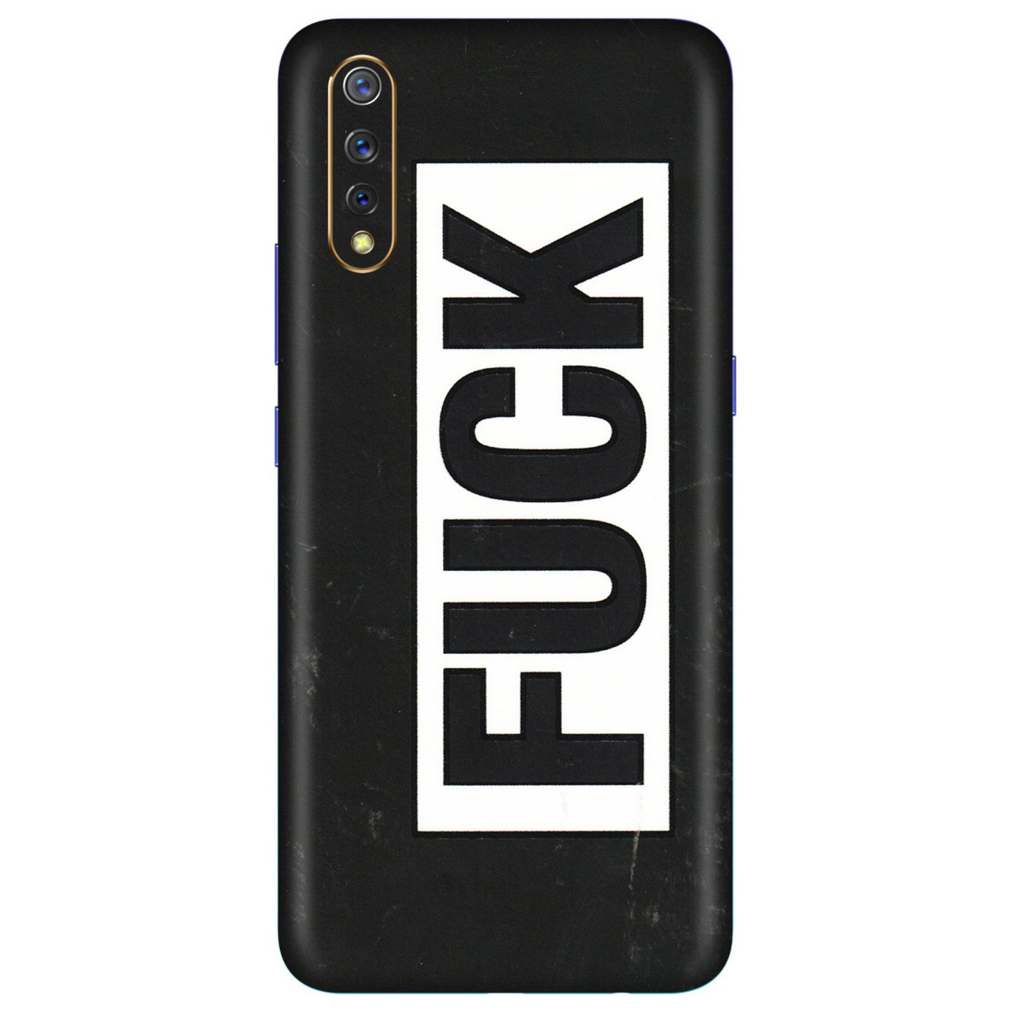 VIVO Z/V/X/T/U/S Series Phone Skins (All Models) - The F Word - 3D Embossed Finish (L-255) Vivo S1