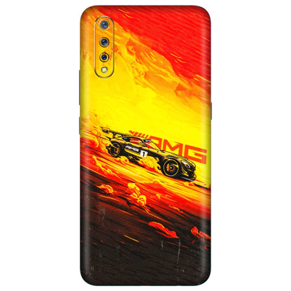 VIVO Z/V/X/T/U/S Series Phone Skins (All Models) - AMG Car Speed Cover - 3D Embossed Finish (L-256) Vivo S1