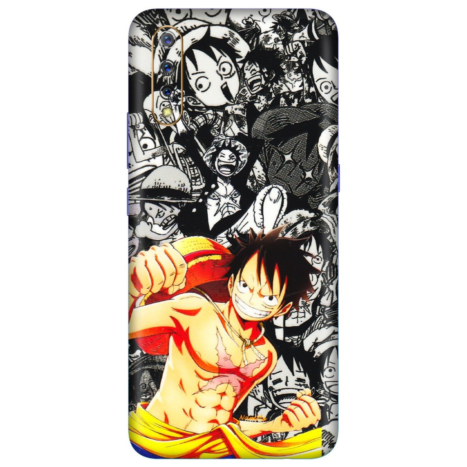 VIVO Z/V/X/T/U/S Series Phone Skins (All Models) - Anime Comics Games Doodles - 3D Embossed Finish (L-27) Vivo S1