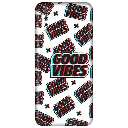 VIVO Z/V/X/T/U/S Series Phone Skins (All Models) - Good Vibes - 3D Embossed Finish (L-282) Vivo S1