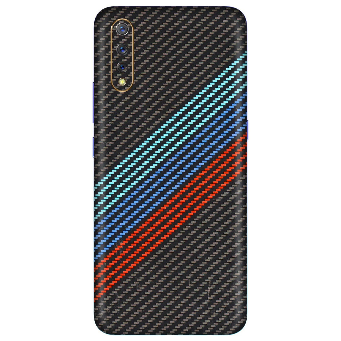 VIVO Z/V/X/T/U/S Series Phone Skins (All Models) - Carbon BM - 3D Embossed Finish (L-302) Vivo S1
