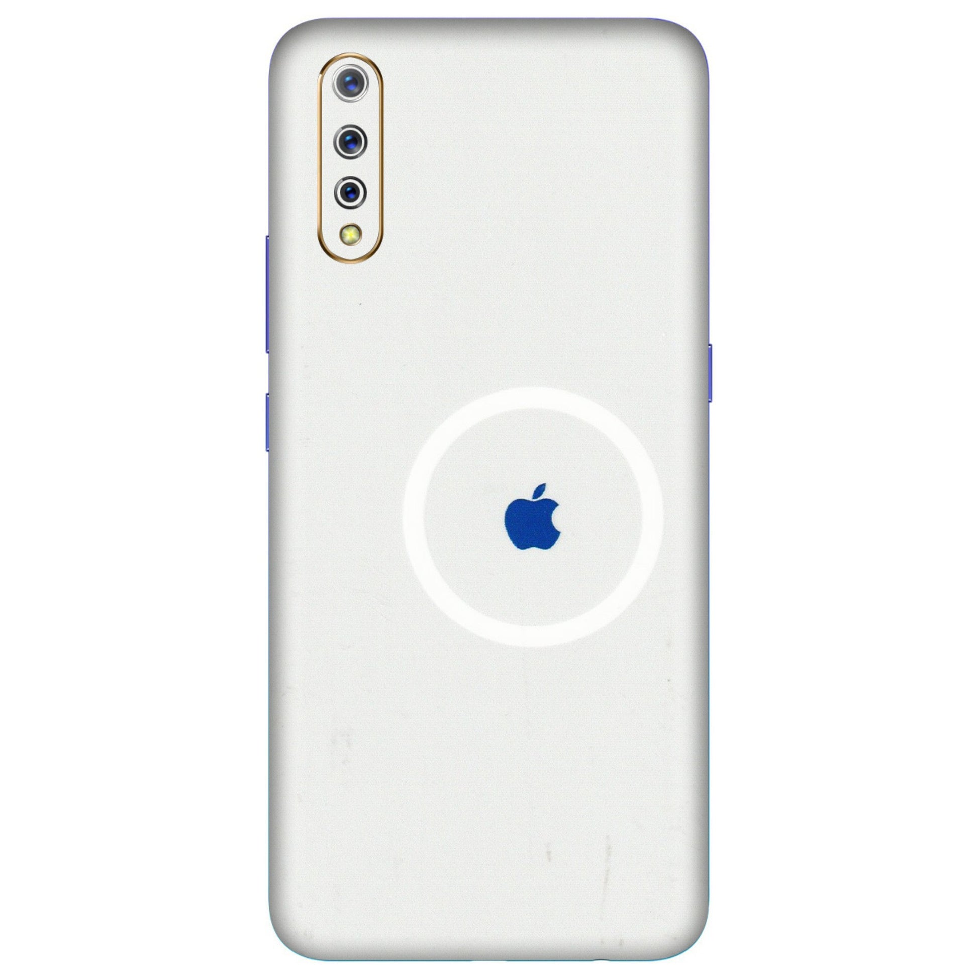 VIVO Z/V/X/T/U/S Series Phone Skins (All Models) - iPhone Magsafe Logo - 3D Embossed Finish (L-320) Vivo S1