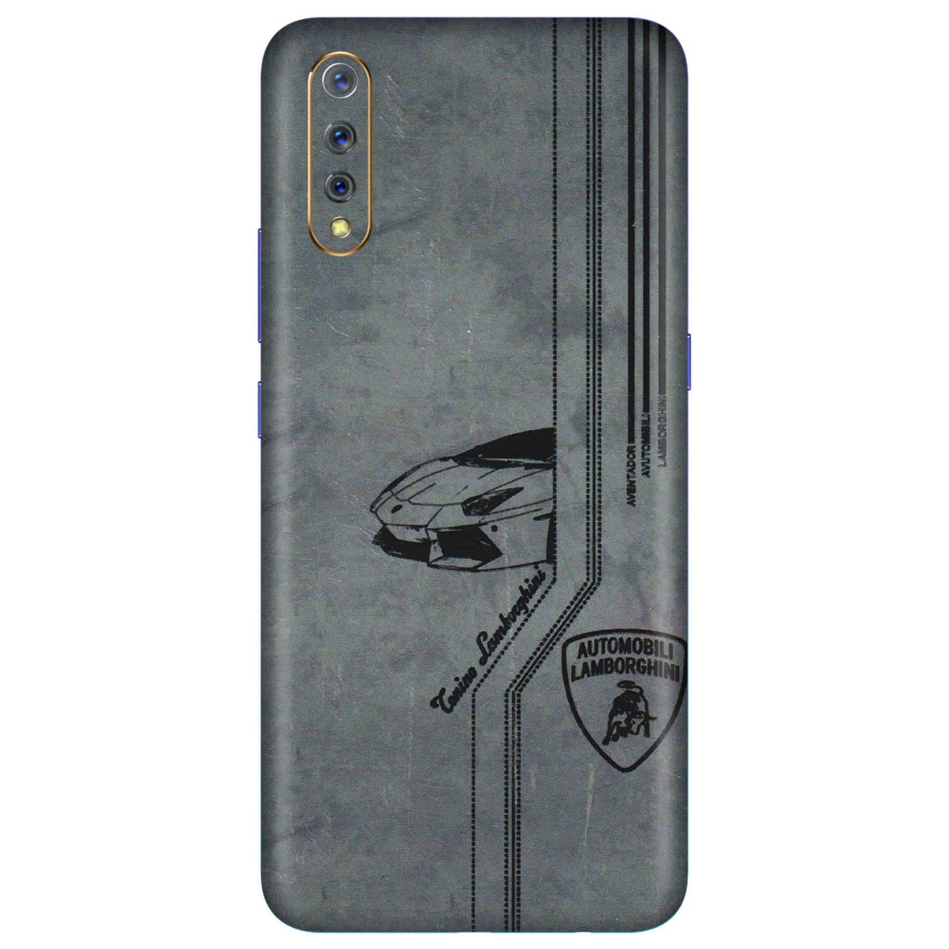VIVO Z/V/X/T/U/S Series Phone Skins (All Models) - New Lamborgini Aventador - 3D Embossed Finish (L-321) Vivo S1