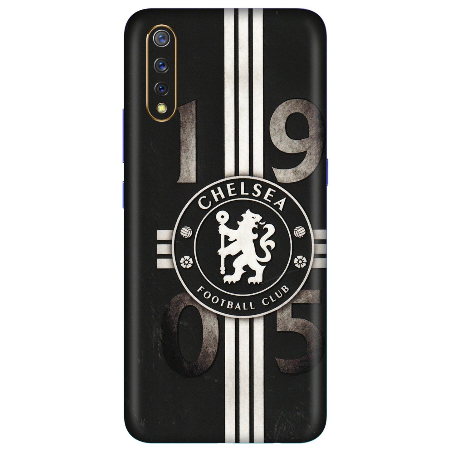 VIVO Z/V/X/T/U/S Series Phone Skins (All Models) - Chelsea Fan Club - 3D Embossed Finish (L-36) Vivo S1