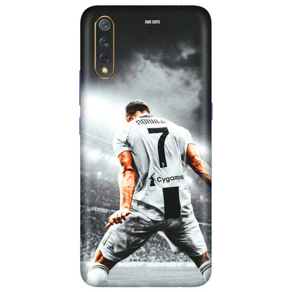 VIVO Z/V/X/T/U/S Series Phone Skins (All Models) - Ronaldo CR7 Crazy - 3D Embossed Finish (L-44) Vivo S1